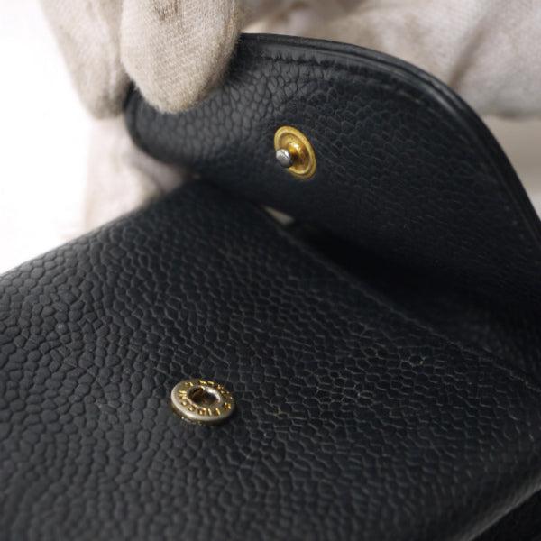 OLD CHANEL　ココマークステッチ リップケース（黒）