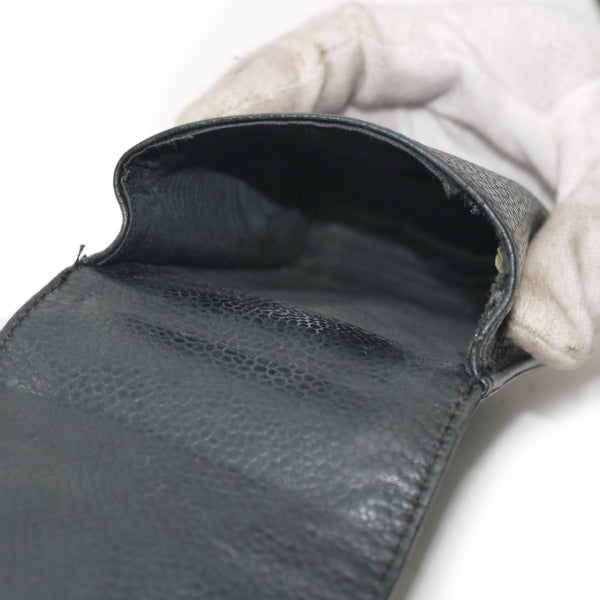 OLD CHANEL　ココマークステッチ リップケース（黒）