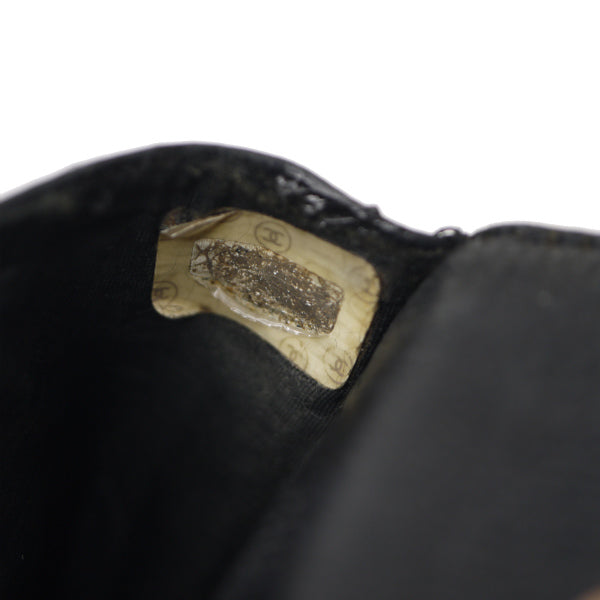 OLD CHANEL　ココマークステッチ リップケース（黒）
