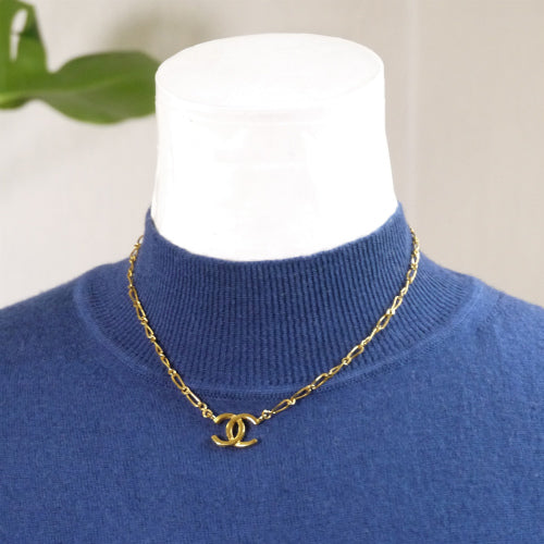 OLD CHANEL ココネックレス（金）