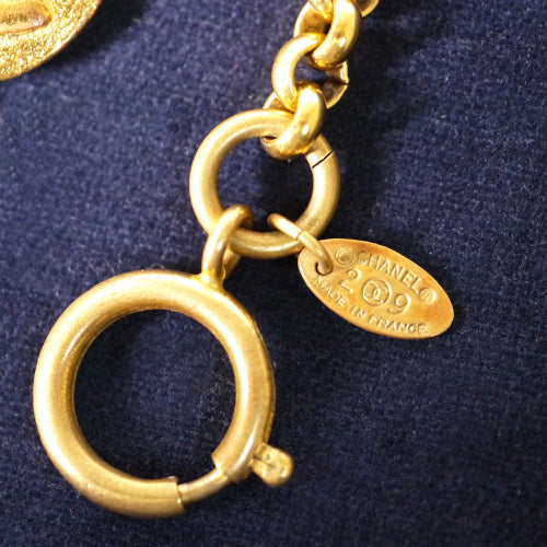 OLD CHANEL　ゴールドチェーン　ベルトネックレス