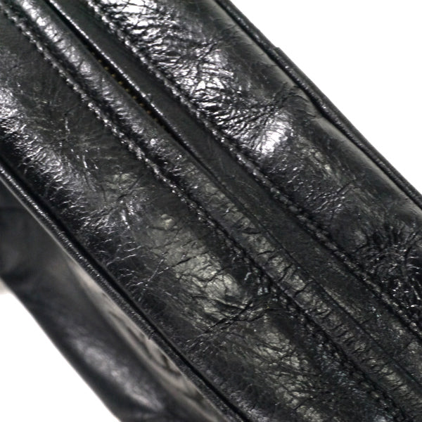 CHANEL80s!ダイヤココマークフリンジバッグ（黒）