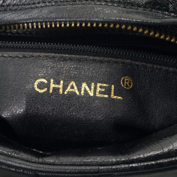 CHANEL80s!ダイヤココマークフリンジバッグ（黒）