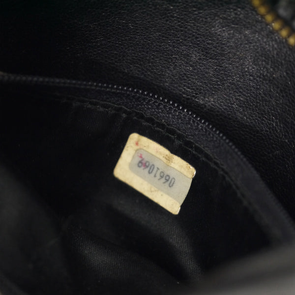 CHANEL80s!ダイヤココマークフリンジバッグ（黒）