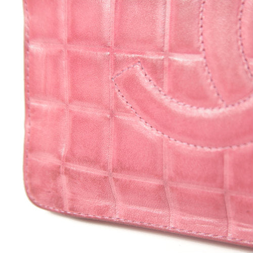 CHANEL　チョコバーチェーンショルダー（ピンク）