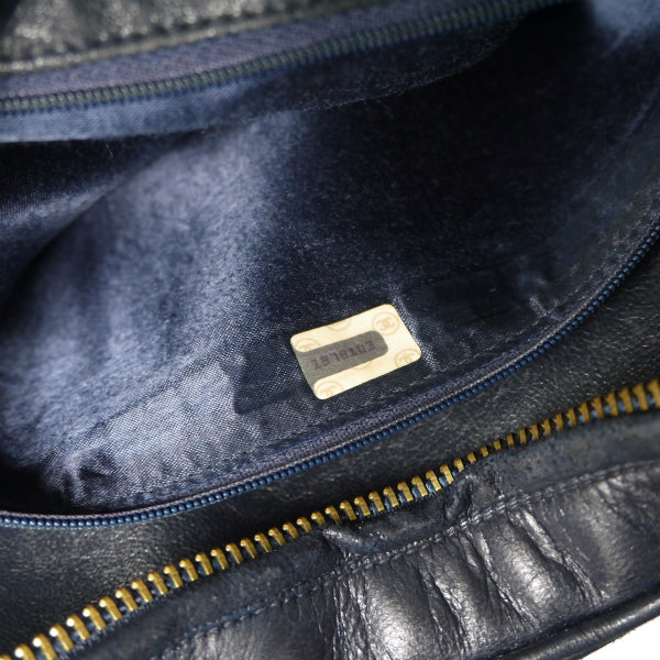OLD CHANEL　フリンジ付ダイヤココマークショルダー（濃紺）