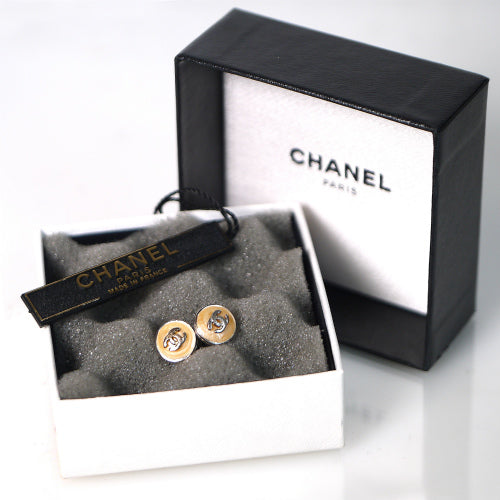 OLD CHANEL　ココピアス（イエロー）