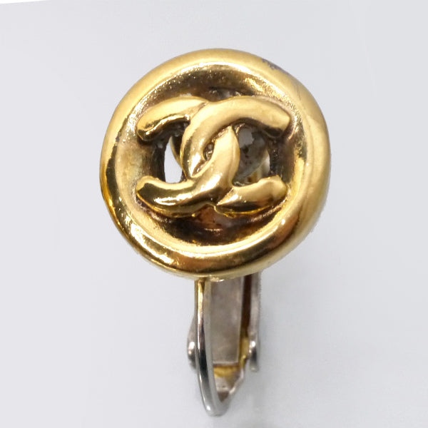 シャネル CHANEL イヤリング 片耳 ココマーク GP ゴールド クリップ式 ヴィンテージ 約1.7cm シャネル CHANEL イヤリング 片耳 ココマーク GP ゴールド クリップ式