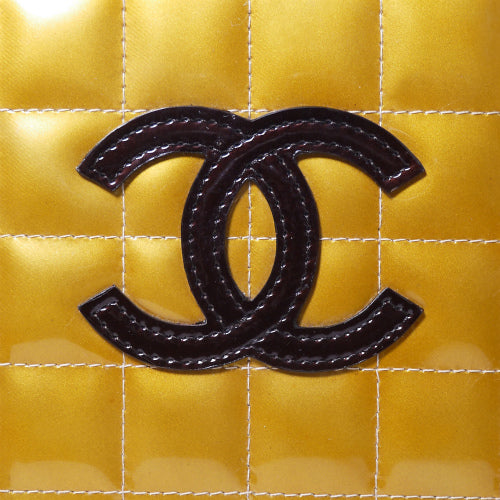 CHANEL　 チョコバー がま口バッグ（ゴールド）