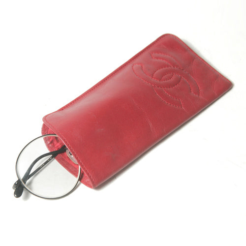 OLD CHANEL めがね＆携帯ケース（赤）