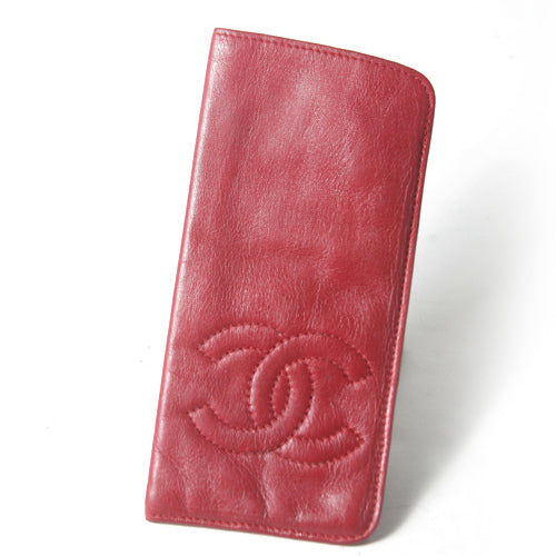 OLD CHANEL めがね＆携帯ケース（赤）