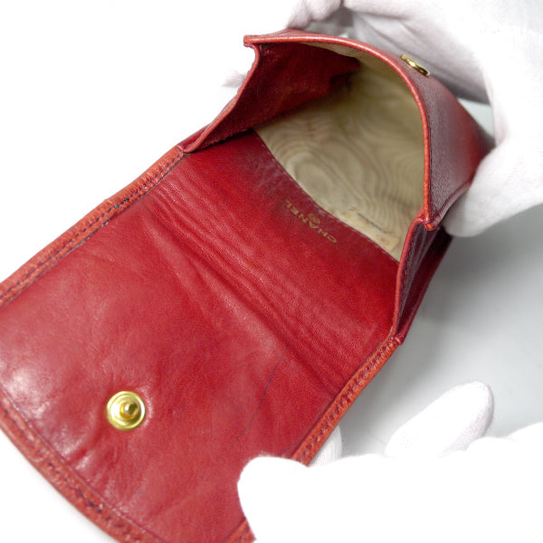 OLD CHANEL ココマーク メガネケース（赤）