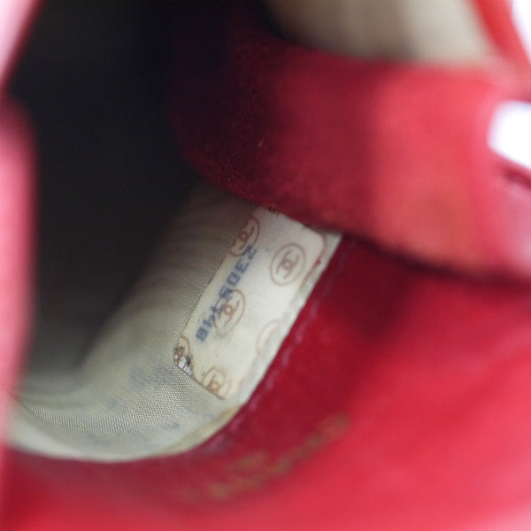 OLD CHANEL ココマーク メガネケース（赤）