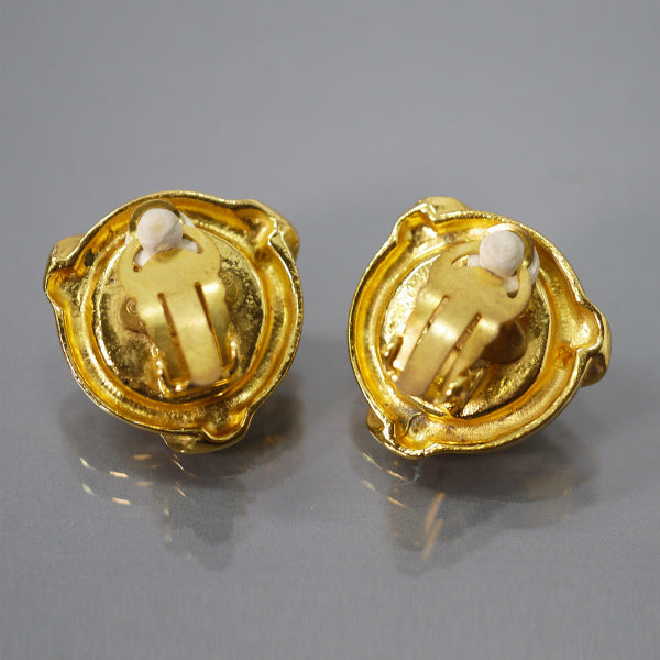 OLD CHANEL パールイヤリング（ゴールド/箱付）