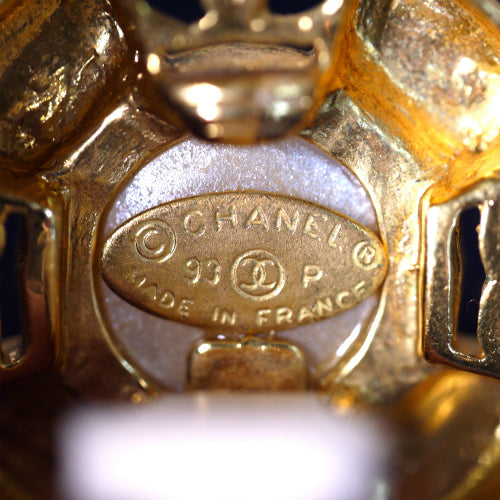 OLD CHANEL イヤリング（ゴールド・大ココ）