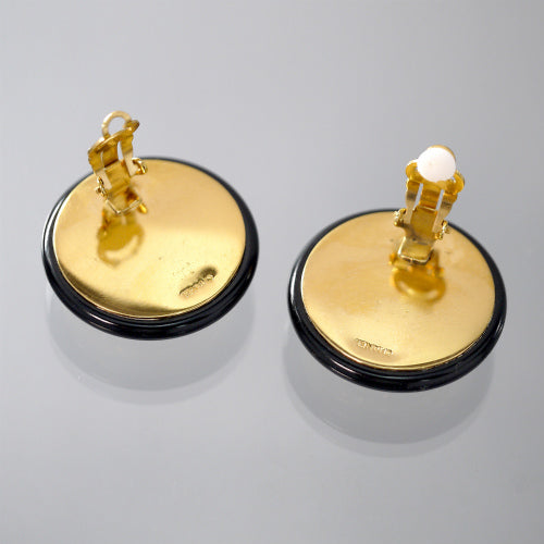 OLD CHANEL マトラッセイヤリング(ゴールド)