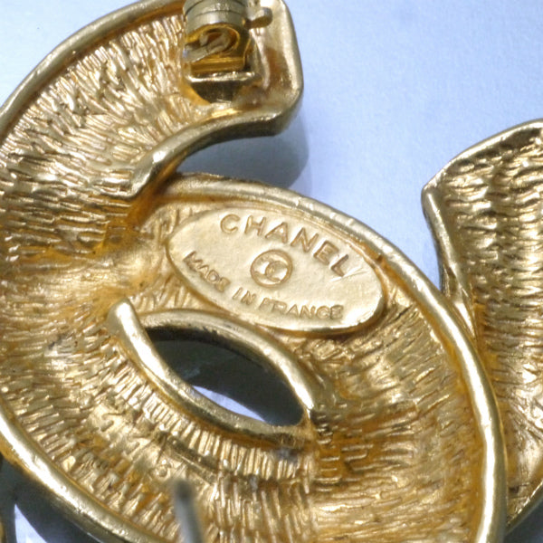 OLD CHANELココマーク  ブローチ ゴールド