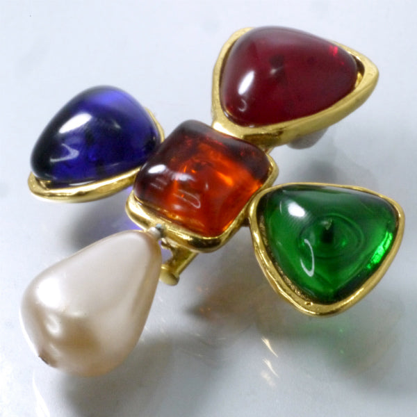 VintageCHANEL グリポア マルチカラー ブローチ 2 6