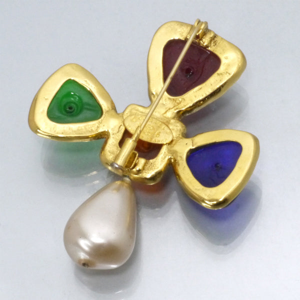 VintageCHANEL グリポア マルチカラー ブローチ 2 6