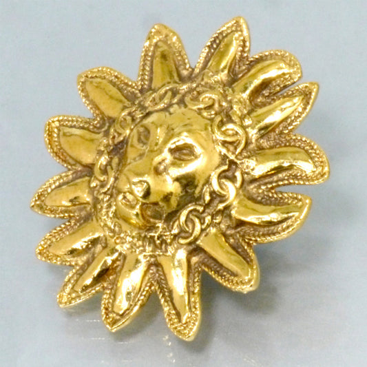 Vintage CHANEL ライオンブローチ  獅子