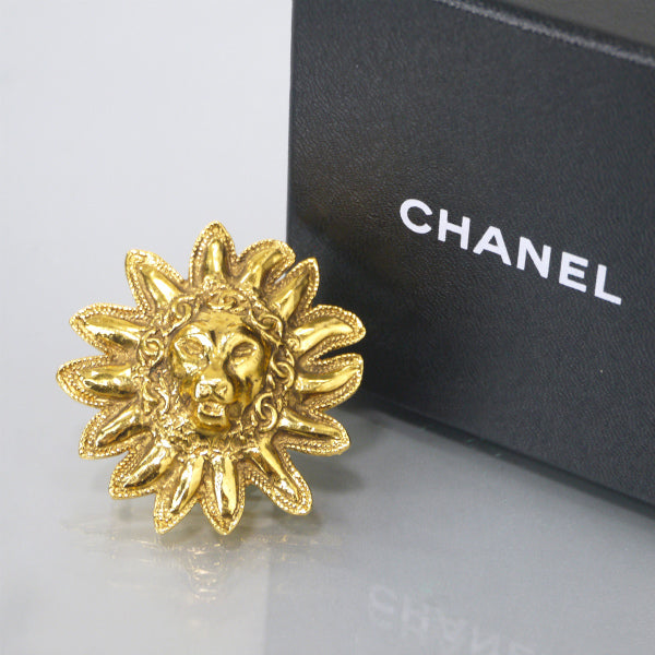 レア 正規品 ヴィンテージ シャネル ライオンモチーフ ピンブローチ Vintage CHANEL ライオンブローチ 獅子 – Vintage Shop Rococo
