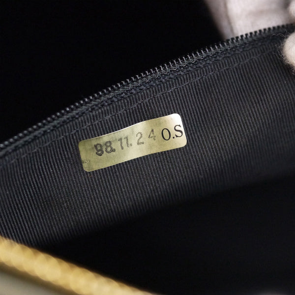 OLD CHANEL ココマーク スエード大型ショルダー(ダークカーキ)