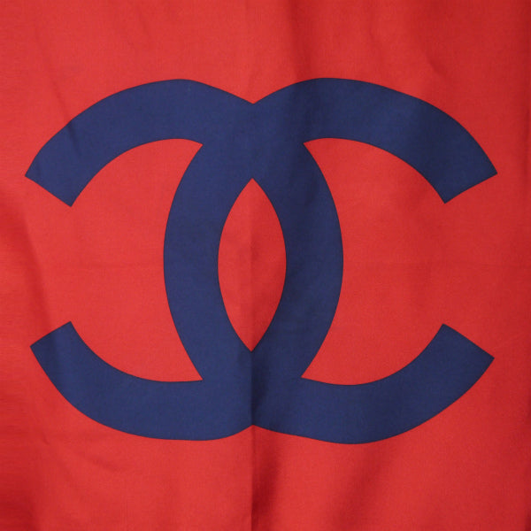OLD CHANEL　ココマーク シルク大判スカーフ（トリコロール）