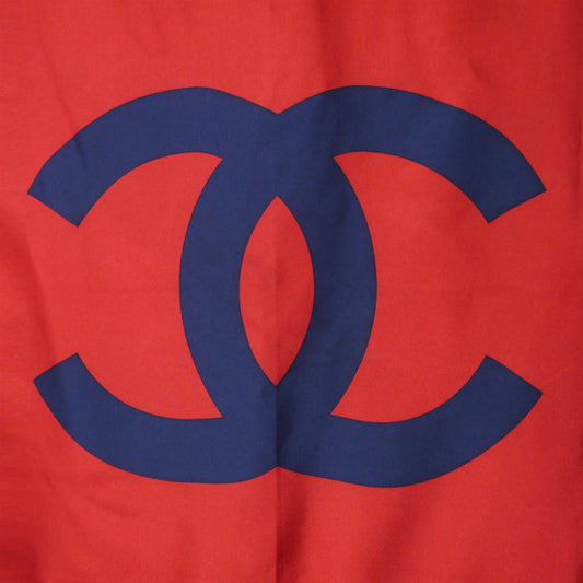 OLD CHANEL　ココマーク シルク大判スカーフ（トリコロール）
