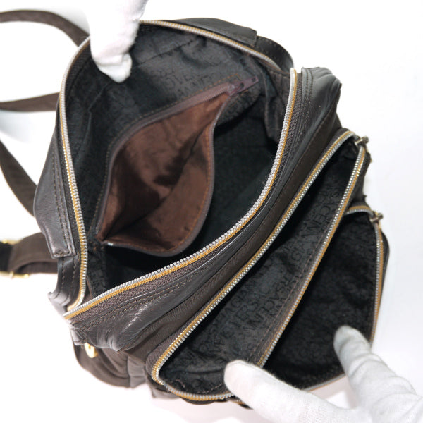 GIANNI VERSACE ミニリュック（茶）