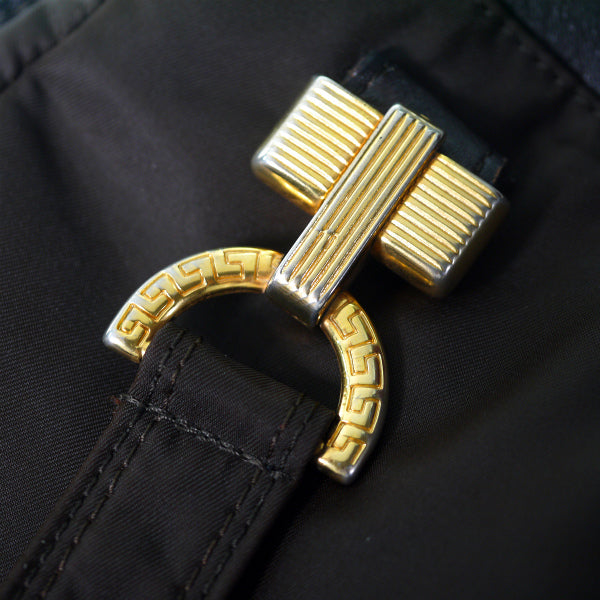 GIANNI VERSACE ミニリュック（茶）