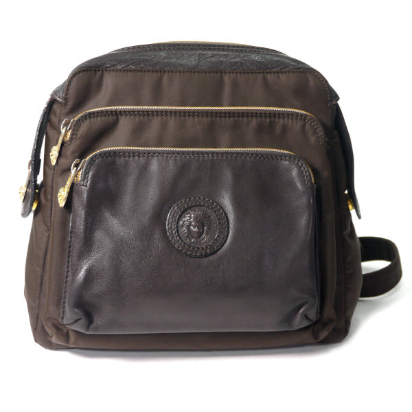 GIANNI VERSACE ミニリュック（茶）