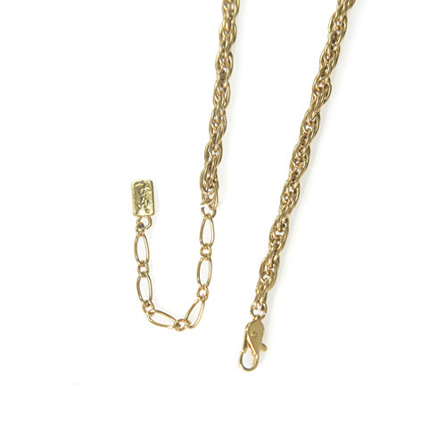 YVES SAINT LAURENT 丸環ネックレス（ゴールド）