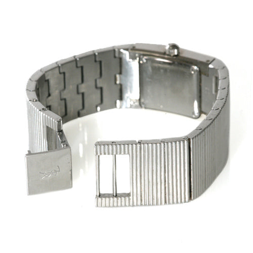 YVES SAINT LAURENT　　蛇腹デザイン腕時計