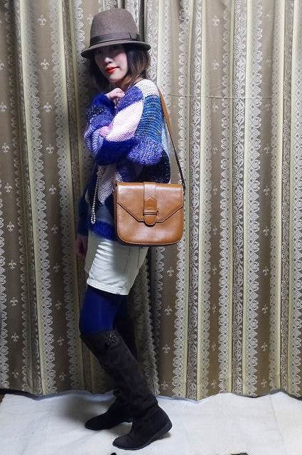 YVES SAINT LAURENT キャメル２Wayショルダー