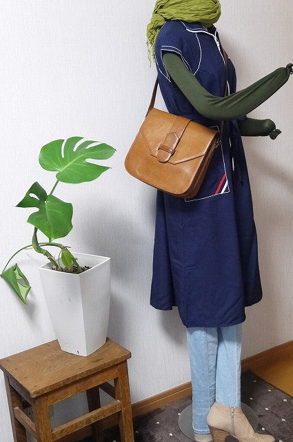 YVES SAINT LAURENT キャメル２Wayショルダー