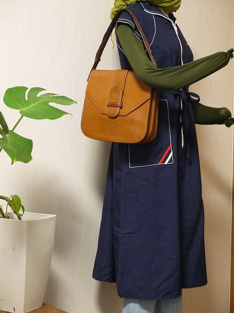 YVES SAINT LAURENT キャメル２Wayショルダー