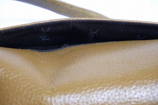 YVES SAINT LAURENT キャメル丸フォルムショルダー
