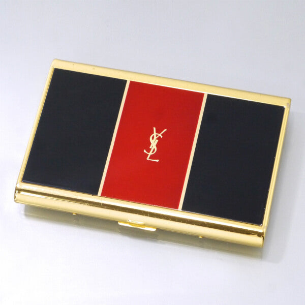 YVES SAINT LAURENT カードケース（黒・赤）