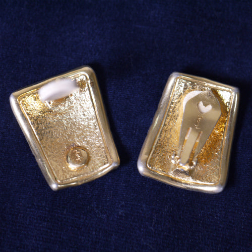 YVES SAINT LAURENT　ゴールドイヤリング