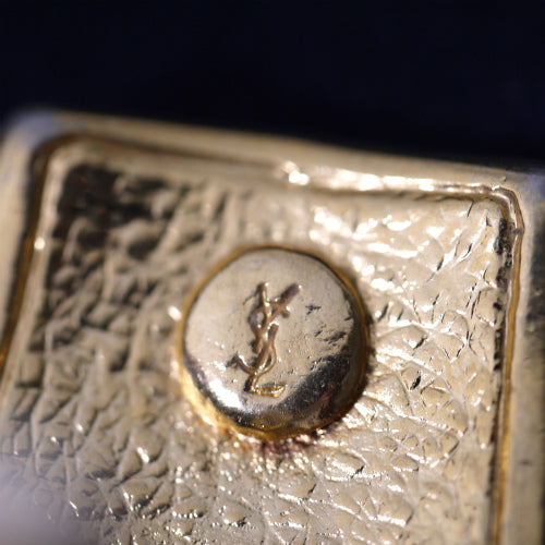 YVES SAINT LAURENT　ゴールドイヤリング