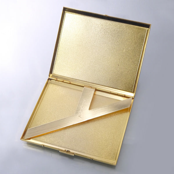 YVES SAINT LAURENT シガレット/カードケース（黒・赤）