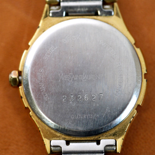 YVES SAINT LAURENT　蛇腹腕時計