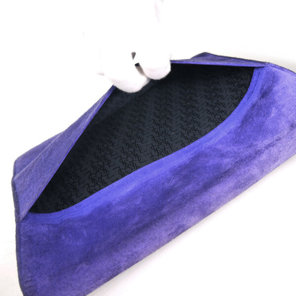 YVES SAINT LAURENT スエードスタッズショルダーバッグ（マルチカラー ）