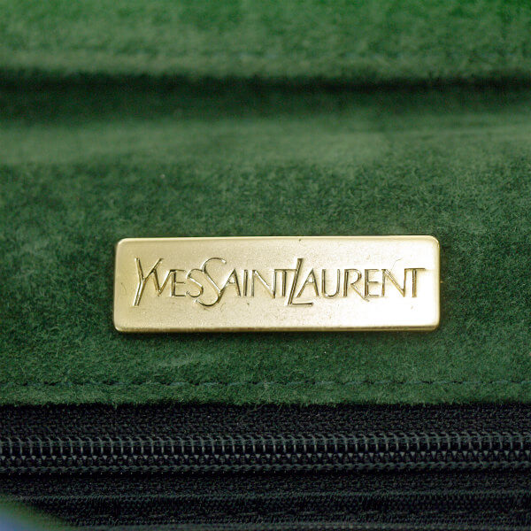 YVES SAINT LAURENT スエードスタッズショルダーバッグ（マルチカラー ）