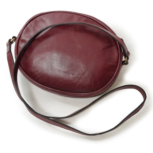 YVES SAINT LAURENT  ロゴポシェット (ボルドー)