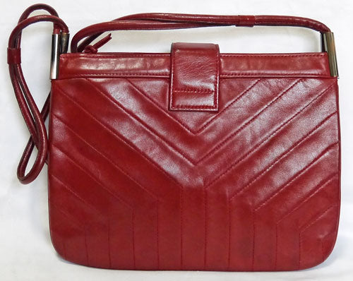 YVES SAINT LAURENT 赤ワンショルダー