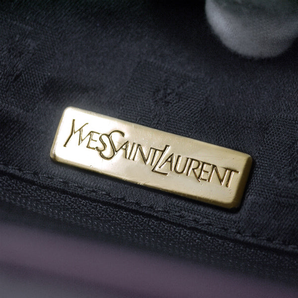 YVESSANTLAURENT　モンドリアン レザーハンドバック（ピンク/赤/黒）