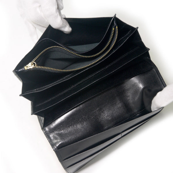 YVESSANTLAURENT　モンドリアン レザー長財布（赤/黄/緑）