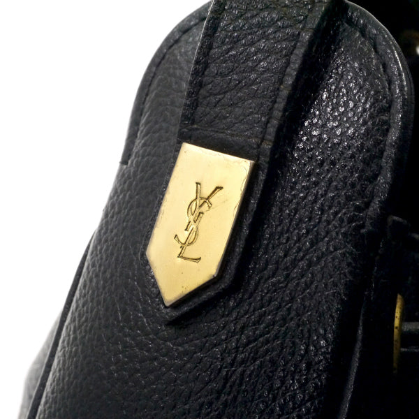 YVES SAINT LAURENT 巾着ショルダー（黒）
