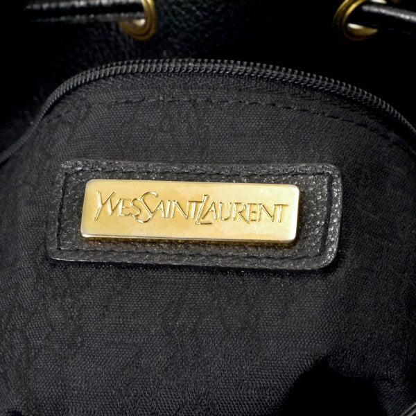 YVES SAINT LAURENT 巾着ショルダー（黒）